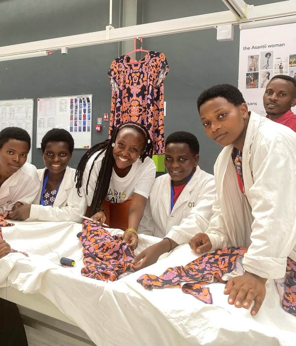[PHOTO: Workers inside the Asantii&#039;s factory in Kigali]- Fashion is not Singular as an Industry: Inside Asantii from the Land of 1000 Hills
